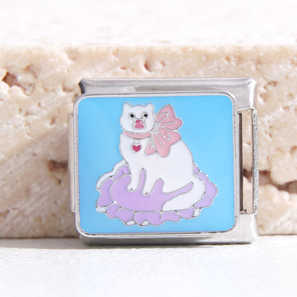 DIY Italian Modular Stitching Cartoon Stitching Bracelet