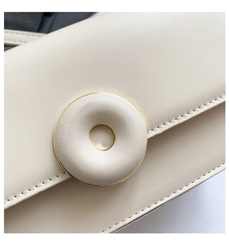 One-Shoulder Simple Crossbody Portable Small Square Bag