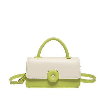 One-Shoulder Simple Crossbody Portable Small Square Bag