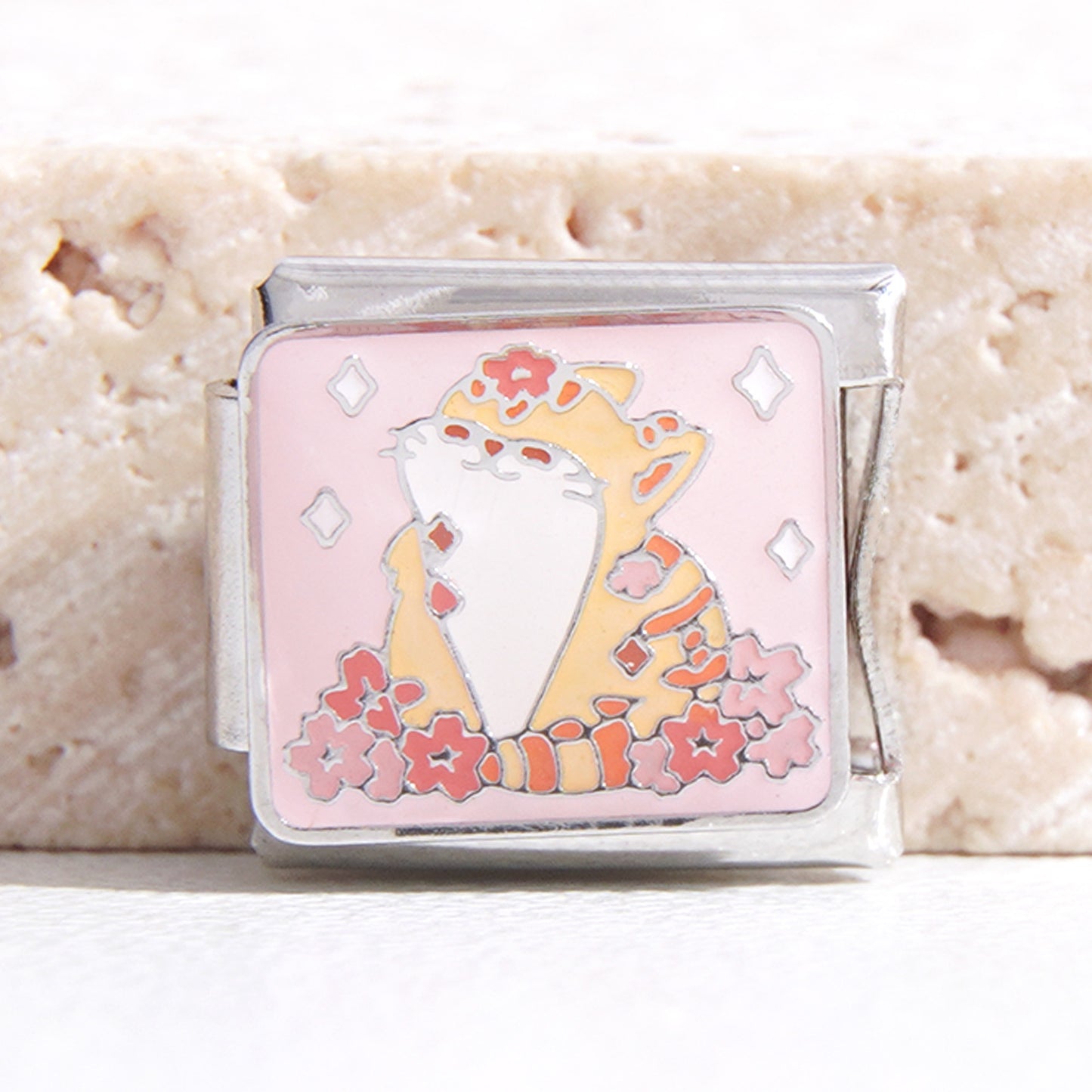 DIY Italian Modular Stitching Cartoon Stitching Bracelet