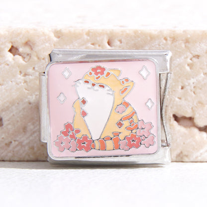 DIY Italian Modular Stitching Cartoon Stitching Bracelet