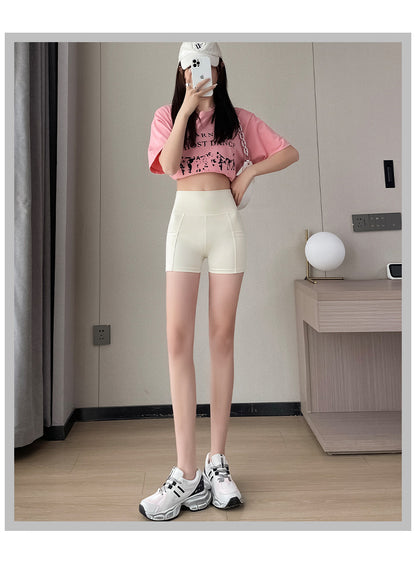 New Pocket Three-Quarter Thin Yoga Pants