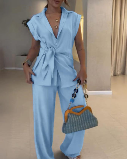 Spring Casual Shirt Suit Women's Clothing