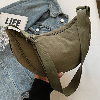 Large Capacity Casual Unisex Nylon Shoulder Bag