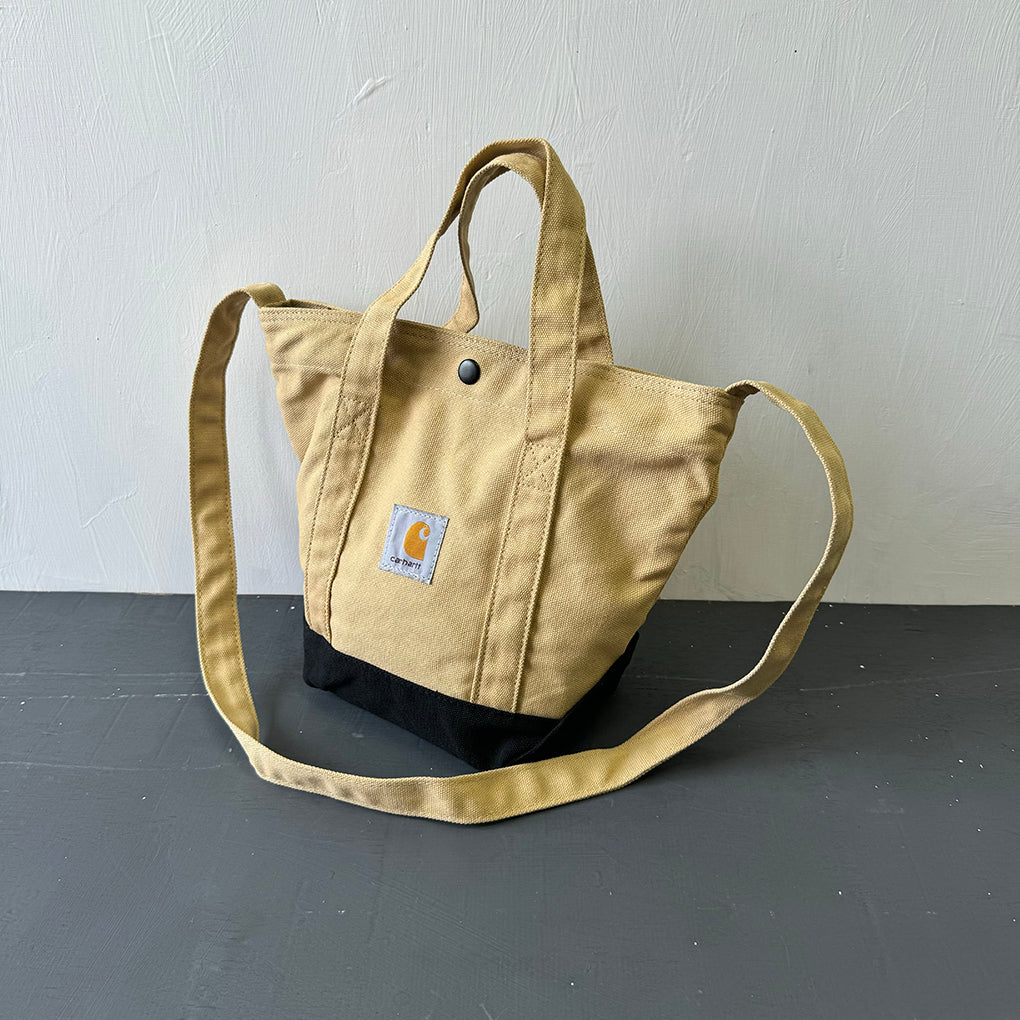 2025 Spliced Wear-Resistant Casual American Workwear Crossbody Canvas Bag