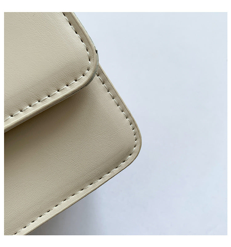 One-Shoulder Simple Crossbody Portable Small Square Bag