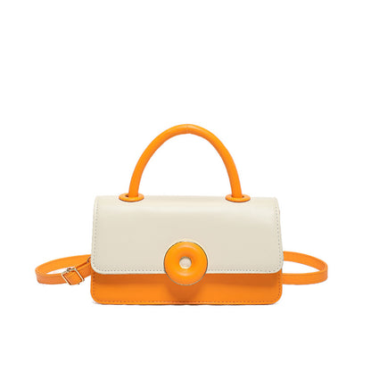 One-Shoulder Simple Crossbody Portable Small Square Bag