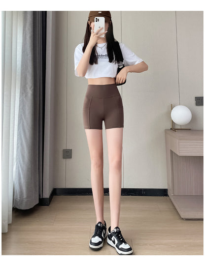 New Pocket Three-Quarter Thin Yoga Pants