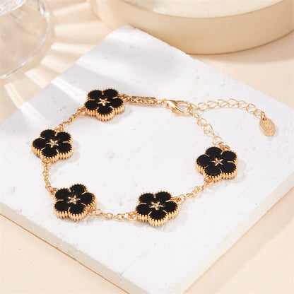 Double-sided Five Small Flower Bracelet