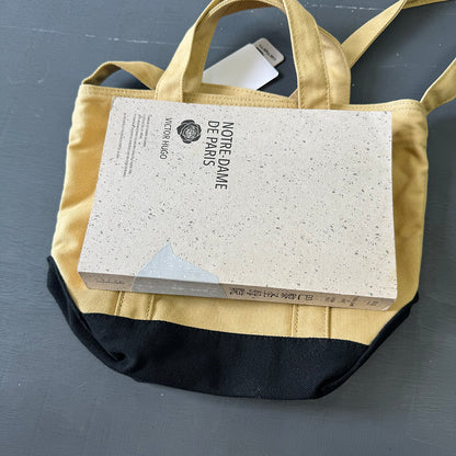 2025 Spliced Wear-Resistant Casual American Workwear Crossbody Canvas Bag
