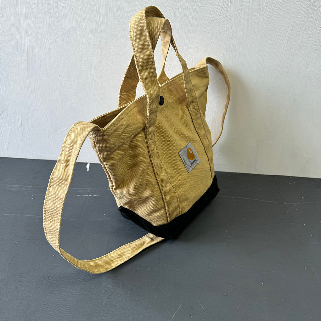 2025 Spliced Wear-Resistant Casual American Workwear Crossbody Canvas Bag