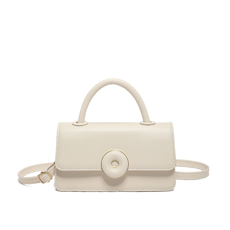 One-Shoulder Simple Crossbody Portable Small Square Bag