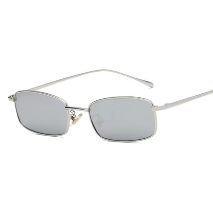 Small Square fashion Metal Sunglasses
