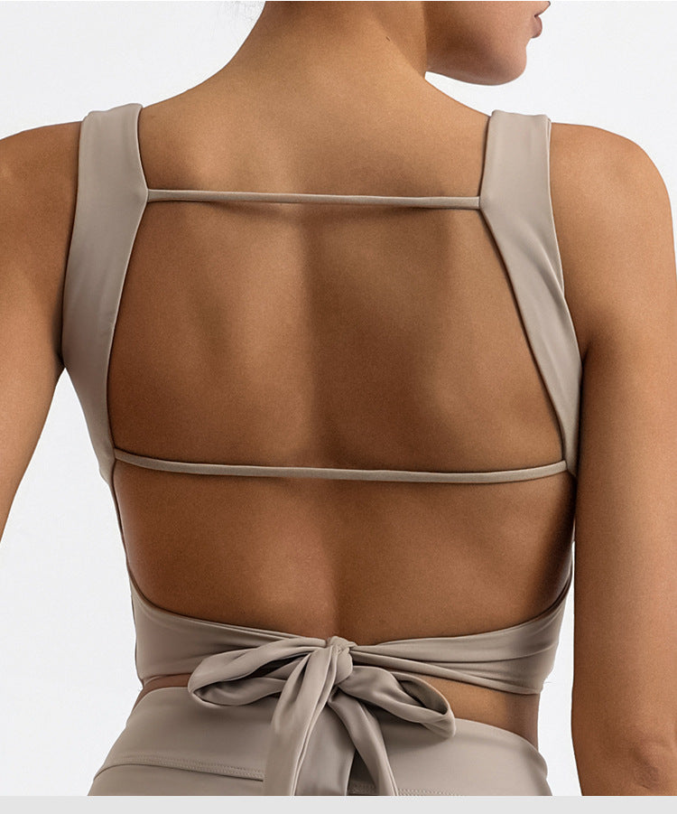 High Elasticity Quick-Dry Padded Bare-Feel Yoga Camisole