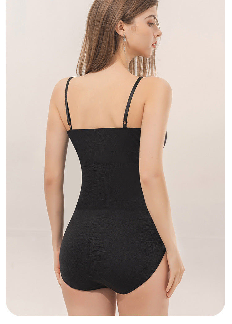 Seamless Triangle-breasted Open Sling Belly Shaper