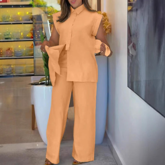 Spring Casual Shirt Suit Women's Clothing