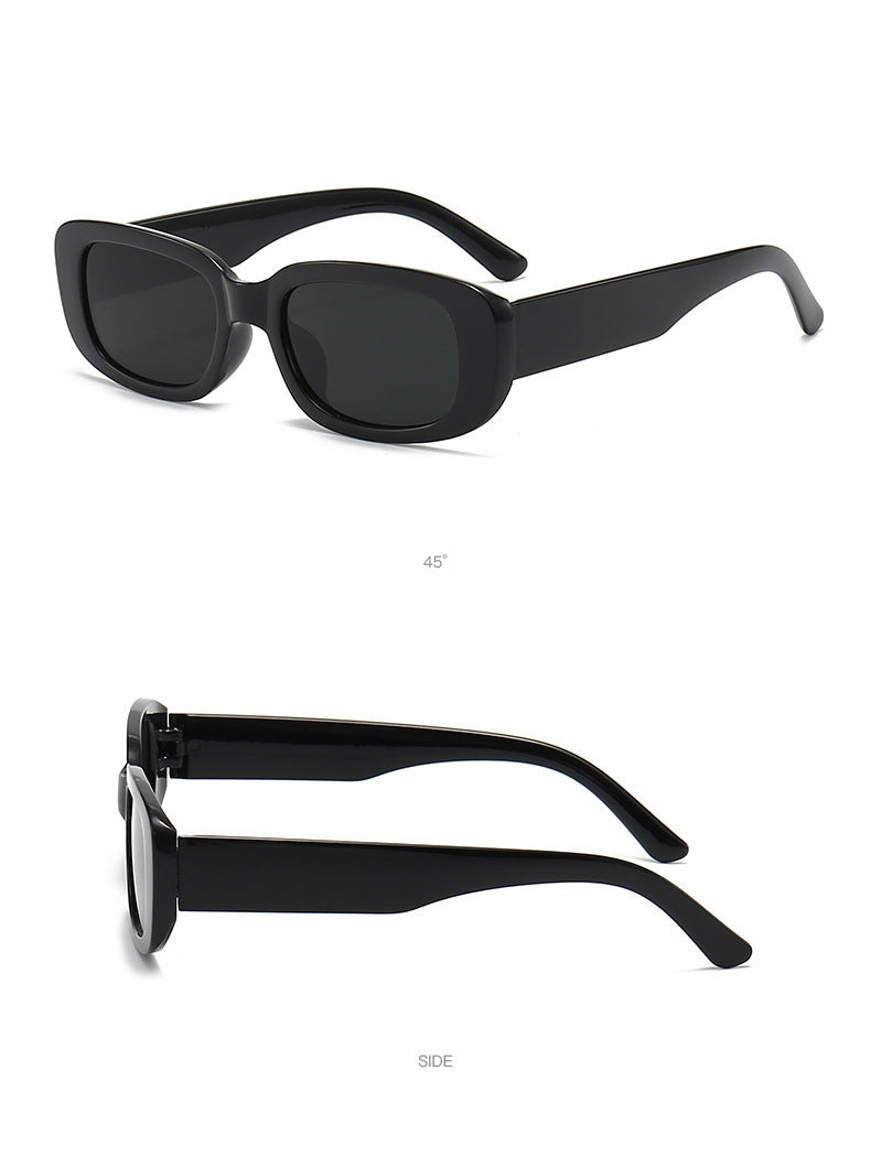 Vintage Square Frame Cat Eye Sunglasses