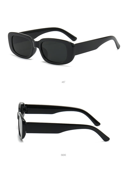 Vintage Square Frame Cat Eye Sunglasses