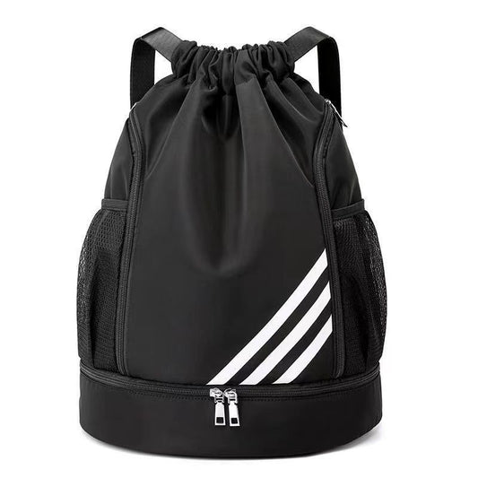 Drawstring Large Capacity Lightweight Dry-Wet Separation Swimming Travel Bag