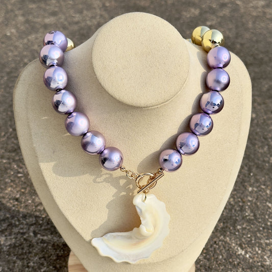 Exaggerated Acrylic Alloy Cherry Necklace