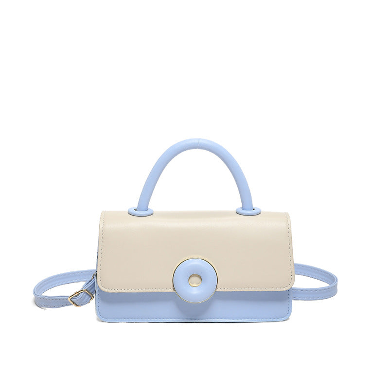 One-Shoulder Simple Crossbody Portable Small Square Bag