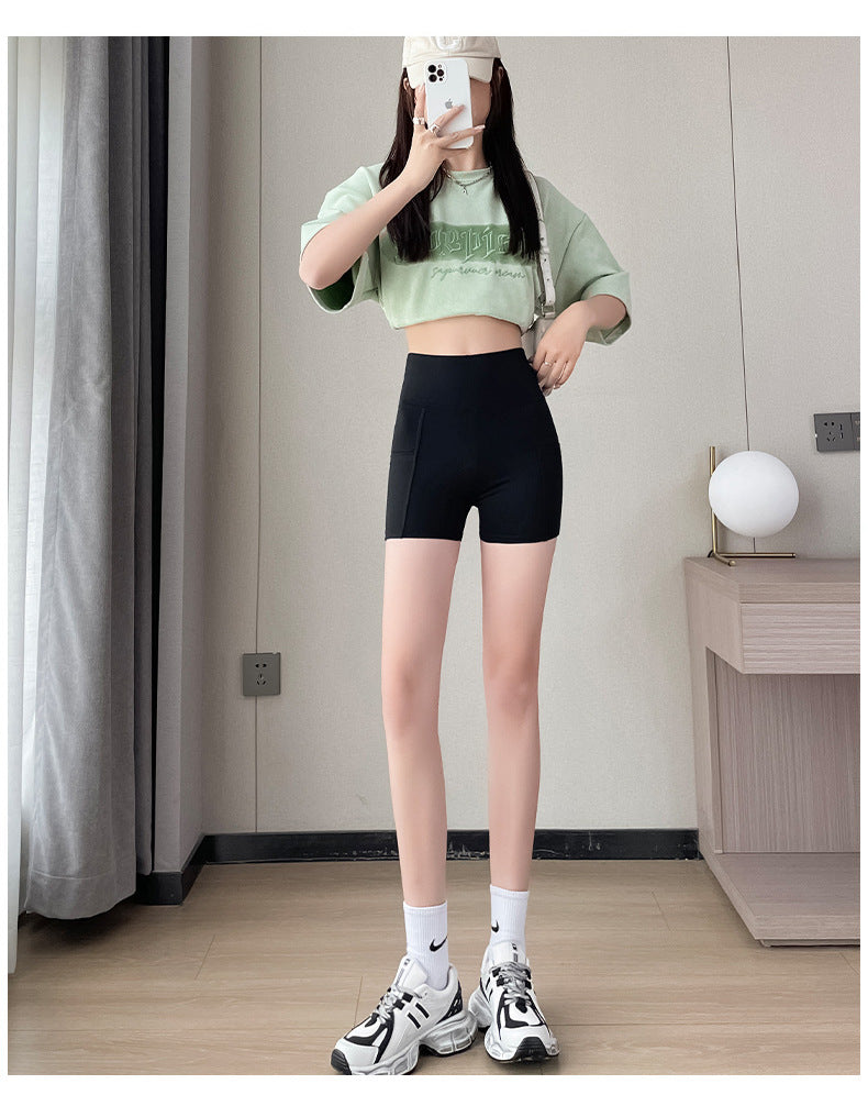 New Pocket Three-Quarter Thin Yoga Pants