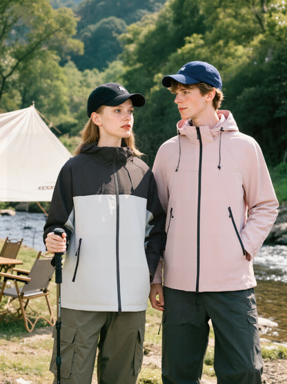3-in-1 Waterproof Windproof Jacket Fleece Lined Outdoor Couple Hiking Jacket