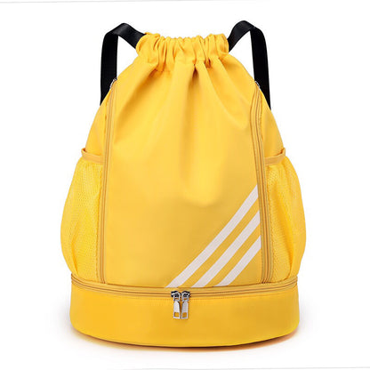 Drawstring Large Capacity Lightweight Dry-Wet Separation Swimming Travel Bag