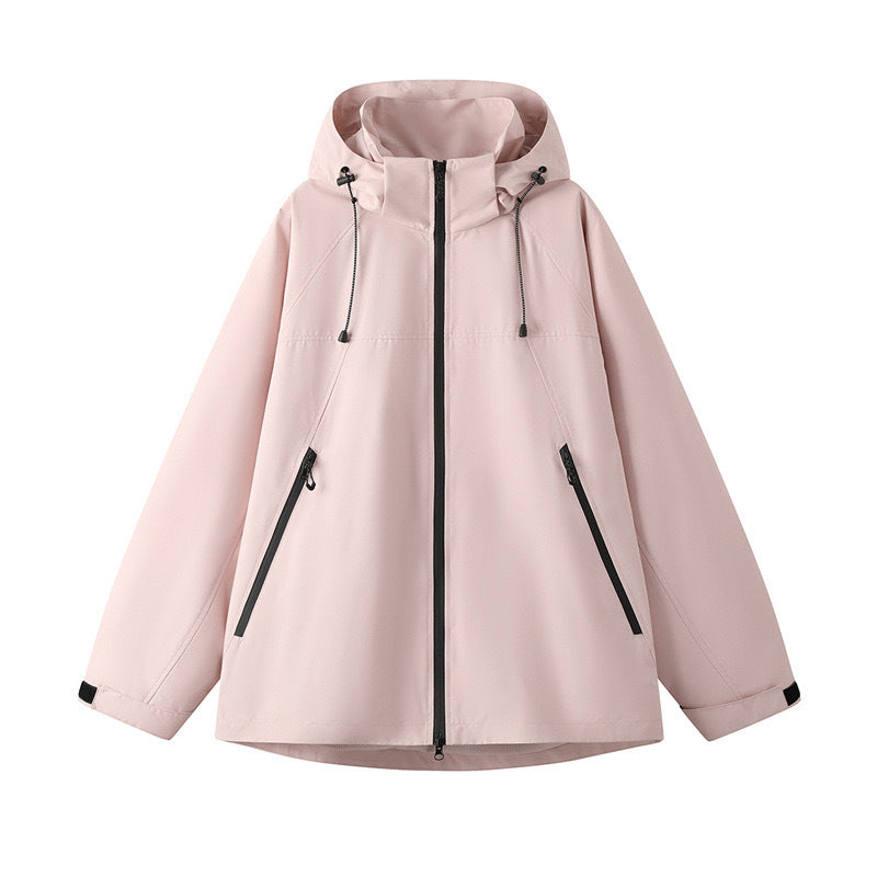 3-in-1 Waterproof Windproof Jacket Fleece Lined Outdoor Couple Hiking Jacket