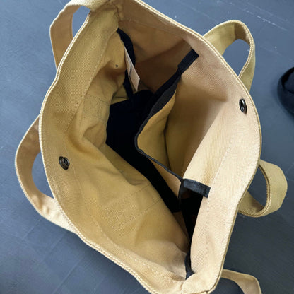 2025 Spliced Wear-Resistant Casual American Workwear Crossbody Canvas Bag